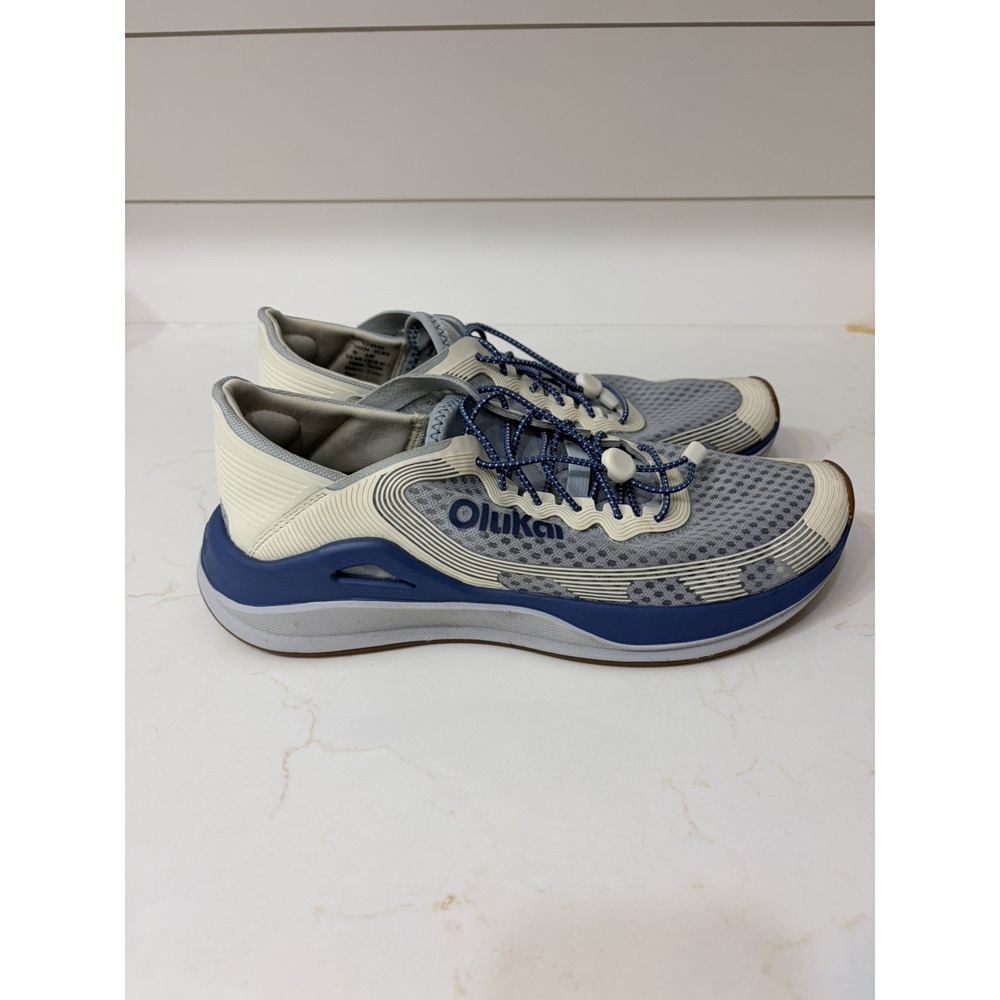OluKai 'Ahi Performance Marine Shoes Quick-Dry Fishing Ash/Sterling Men's 9.5